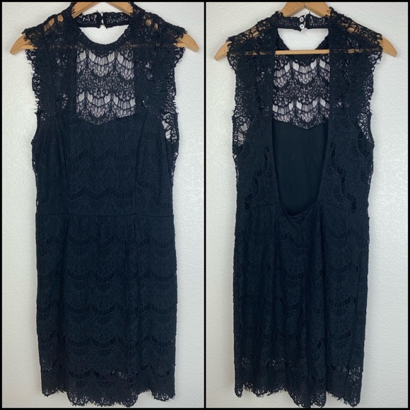 Free People Crochet Eyelash Lace Slip Dress - Picture 3 of 13